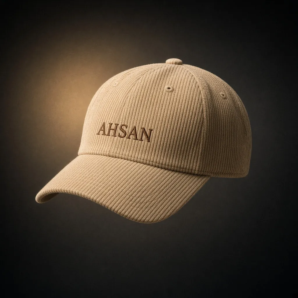 Ahsan Sand Corduroy cap