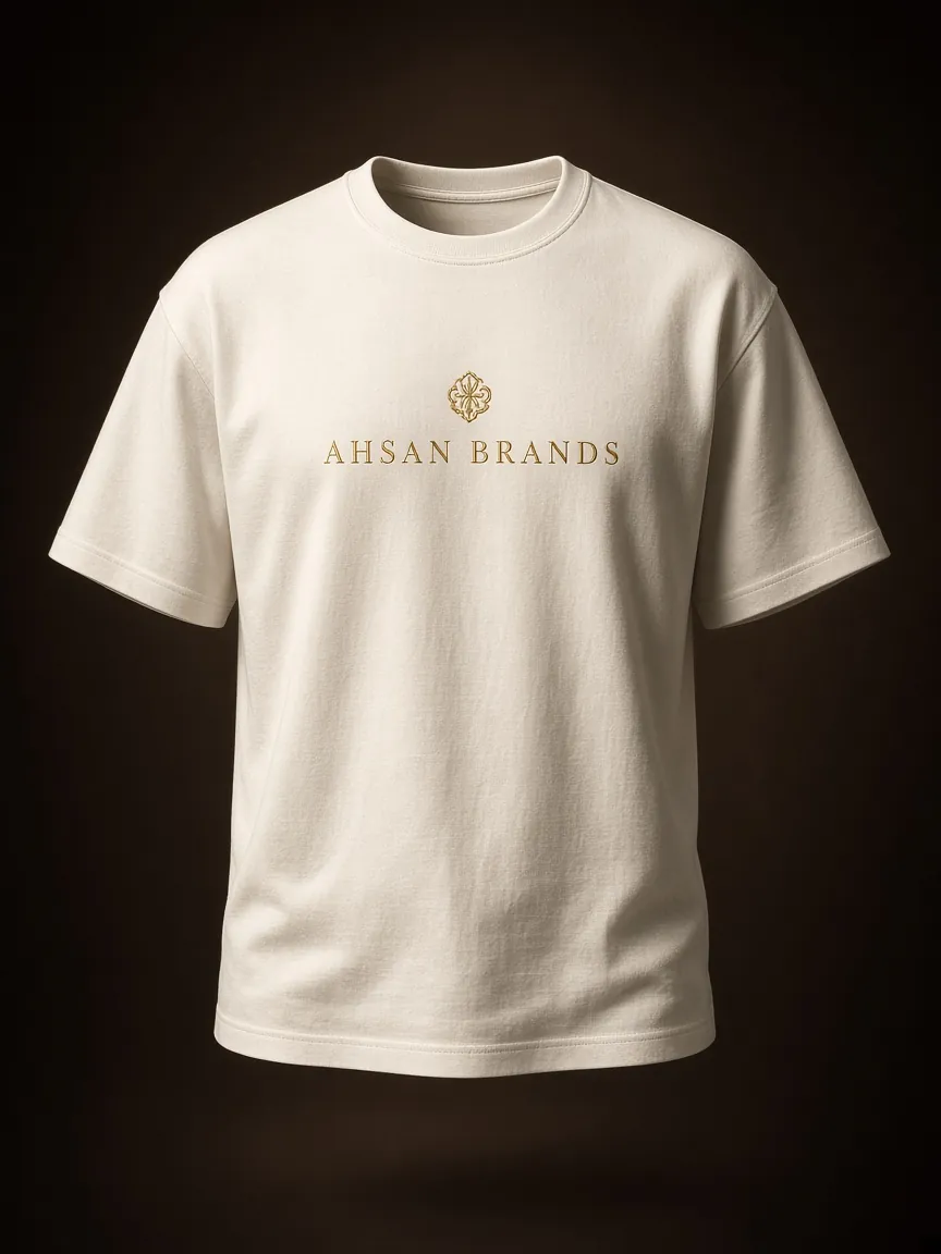 Ahsan Ivory Signature tee
