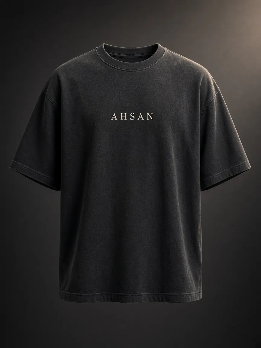 Ahsan Washed Onyx tee